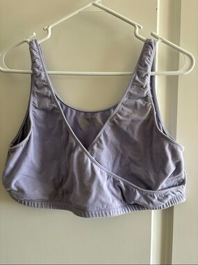 Duluth Trading Co Lavender Wireless Bra